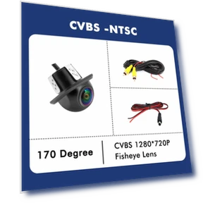4K 180 Degree Fisheye Lens Car Rear View Camera — Rearview Cameras for Cars, A Auto Parts Mall