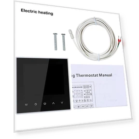 Digital Thermostat with Touch Screen — Home Climate Control, Rainbow Rain