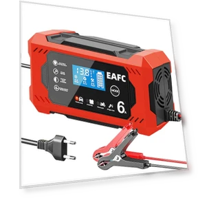 Smart Battery Charger with LCD Touch Screen — Car Accessories & Gadgets, Build My Home