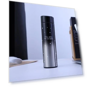Smart Insulated Mini Thermo Cup with LED Temperature Display — Beverage Warmers, Comfort Homeware