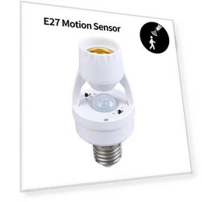 Smart LED Lamp Switch with PIR Motion Sensor — Smart Motion Sensors, COOKING-MALL