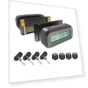Smart Solar-Powered TPMS with Color Digital Screen — TPMS Sensor Replacements, Auto Home Solutions