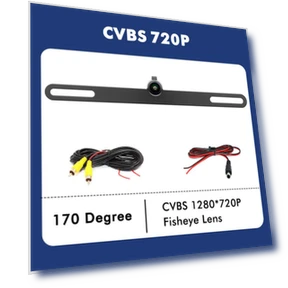 Universal CCD 180 Degree AHD 1080P Waterproof Night Vision Rear View Reversing Camera — Rearview Cameras for Cars, A Auto Parts Mall