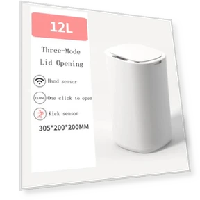 Automatic Infrared Motion Sensor Trash Can — Kitchen Cans, Simple and warm