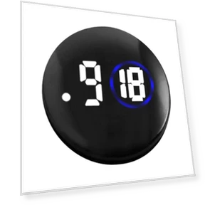 Digital Car Dashboard Clock with Touch Screen — Clock, JOHO - CarGear