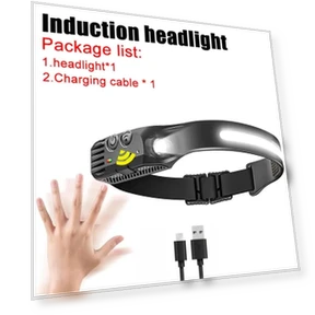 Induction Headlamp COB LED Sensor — Flashlights, Cozy Cottage-Relax