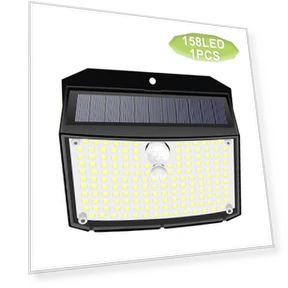 LED Solar Wall Light with Motion Sensor — Garden Illumination, Good Household Items