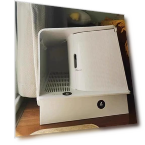Smart Cat Litter Box — Waste Bins, Rainbow Rain