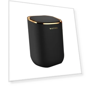 Smart Sensor Bathroom Trash Can — Kitchen Cans, Simple and warm