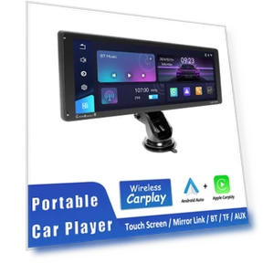 Portable 10.26-inch IPS Car Radio with Wireless Display — Stereo Receivers, JOHO - CarGear