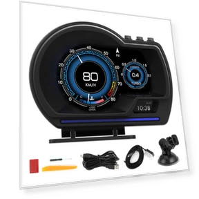 Projection Display OBD2+GPS Smart Gauge Car HUD — Car Accessories & Gadgets, A Auto Parts Mall