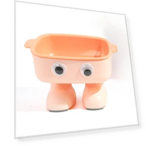 Robot with Big Eyes, Neck Protection, Cat Bowl — Feeding Supplies, Home Textile Home Decoration
