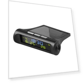 Smart Digital Car USB Solar Charger with LED Display — Car Accessories & Gadgets, 888 Auto Parts Town