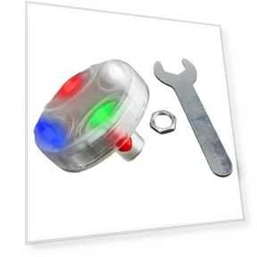 Solar-Powered Smart Tire Valve Caps with LED Lights — Light Kit, JOHO