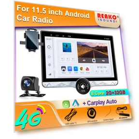 Universal Android Car Radio with Touch Screen — Stereo Receivers, Reakosound