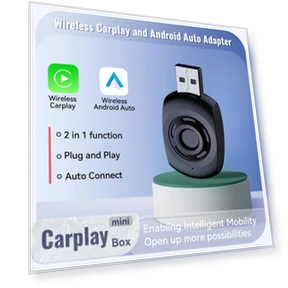Wireless Android Auto Carplay Adapter 2 in 1 AI Box Car — USB, JOHO - CarGear