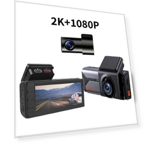 Dual Lens 3.2-inch 2K Dash Cam with WiFi App Connectivity — Dashboard Cameras, JOHO