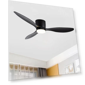 Modern Silent Ceiling Fan with Light — Ceiling Fan Lighting Solutions, Luminaire Lighting Mall