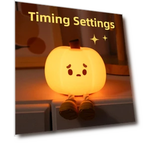 Night Light Cute Style Soft Touch Glows When Tapped Built-in Battery Supports USB Charging For Decor Unpacking — Night Lights, Exquisite goods home furnishing