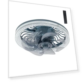 Smart Ceiling Fan with Remote Control and LED Lighting — Ceiling Fans, Build My Home