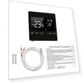 Smart LCD Thermostat with Touch Screen — Home Climate Control, Optimized General