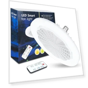 Smart Silent Ceiling Fan with Light and Remote Control — Ceiling Fans, Luminaire Lighting Mall
