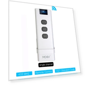 Smart WiFi RF433 Curtain Switch with Remote Control — Smart Home Hubs & Controllers, MOES