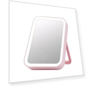 Touchscreen Makeup Mirror — Compact & Travel, Light makeup