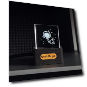 Crystal Holographic Desktop Decoration — Barometers, Wrigleys