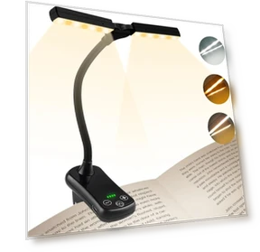 Dual Head 14 LED Touch Control Reading Lamp — Reading Lights, Super Star Mall