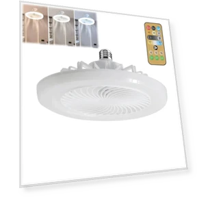 LED Light Fan E27 Converter Base Ceiling Fan — Ceiling Fan Lighting Solutions, GYROBALL