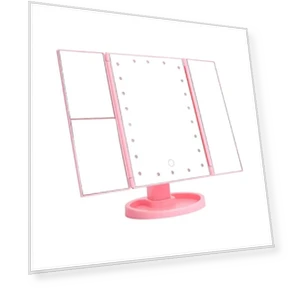 Makeup Mirror with Light — Compact & Travel, Vinde Home