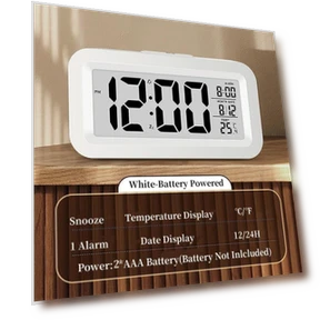 Mini Digital Alarm Clock with Temperature and Date — Alarms & Clocks, DC-HOME-4