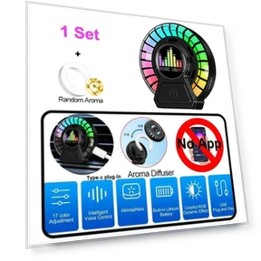 Smart LED Symphony Sound Control Pickup Light RGB Music Rhythm Ambient Lamp — Car Essentials, Super Star Mall