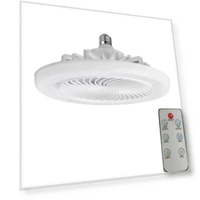 Smart Silent Ceiling Fan with Remote Control and LED Light — Ceiling Fans, Seahorse Home