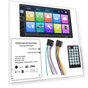 Universal 1din Stereo 7-inch Car Radio — Stereo Receivers, Chic Home