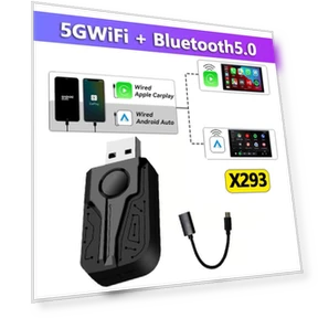 Wireless AI Box 3-in-1 CarPlay Android Auto Adapter — Car Installation Essentials, Home Of Auto Parts