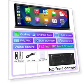 11.3-inch 4K Dash Cam with Wireless Carplay and Android Auto — Dashboard Cameras, Auto Accessories Home