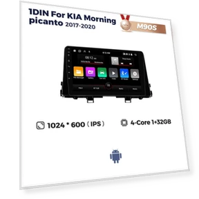 1Din Smart System Android Car Radio Player — Stereo Receivers, Auto Launcher