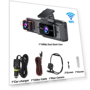 3 Channel Car Dash Cam — Dashboard Cameras, Auto Accessories Home