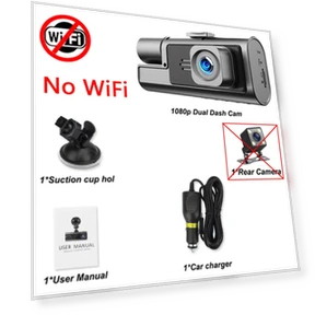 3-Channel WIFI Dash Cam — Dashboard Cameras, Auto Accessories Home