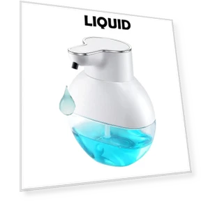Automatic Foam and Gel Dispenser for Smart Bathroom — Care Dispensers, Optimized General