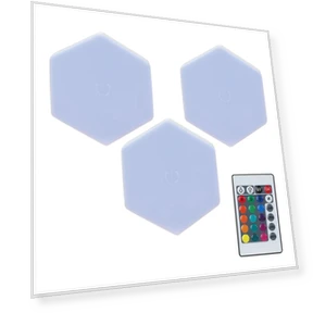 LED Hexagon Touch Sensor Night Light — Night Lights, Auto Launcher
