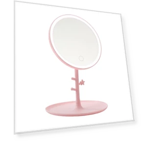 LED Touch Screen Makeup Mirror — Compact & Travel, Light makeup