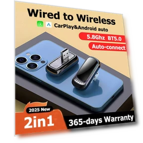 Mini AI Box Carplay & Android Auto Adapter — Car Essentials, Auto Launcher