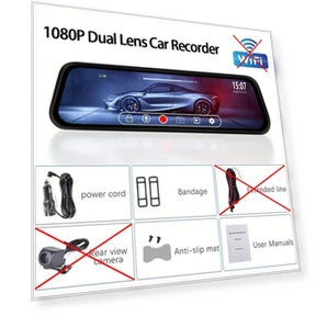 Rear View Mirror Dash Cam — Rearview Cameras for Cars, Auto Accessories Home