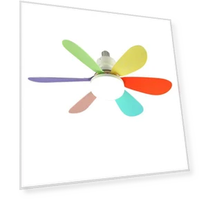 Smart Fan with LED Light Replacement and Remote Control — Ceiling Fans, Comfort Homeware