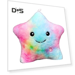 Soft LED Star Pillow — Night Lights, HOW-E
