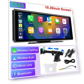 Universal 10.26-inch Wireless Carplay Android Auto MP5 Multimedia Video Player — Stereo Receivers, Auto Accessories Home
