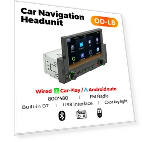 Universal 1Din Head Unit with 6.2" Touchscreen — Stereo Receivers, Auto Launcher
